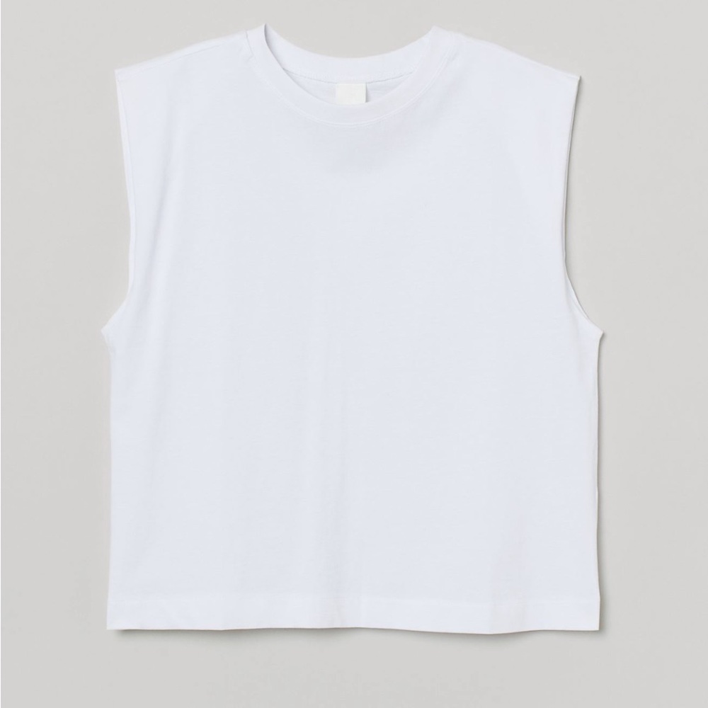 SLEEVELESS T-SHIRT